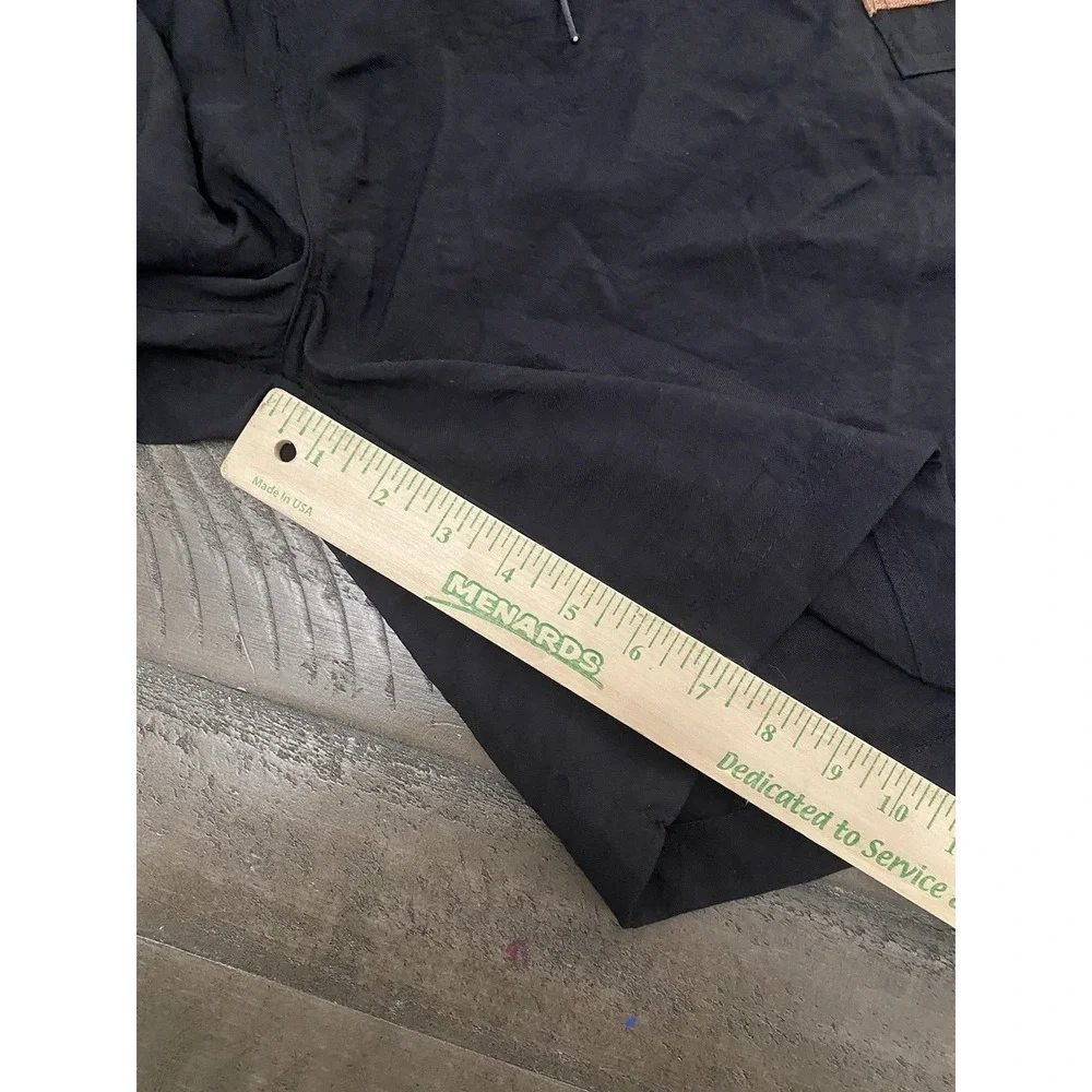 Vtg Rare Men's Adidas Black With Orange Sided Stripe Board Shorts Sz XL Trunks